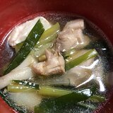 豆腐と鶏肉の優しいスープ